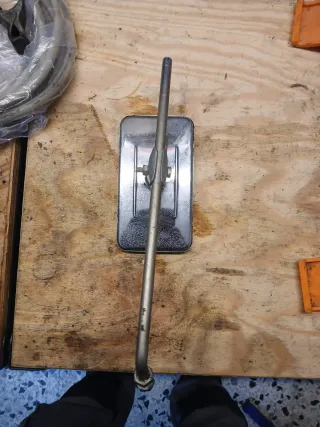 Retrovisor moto antigua cromado