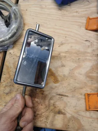 Retrovisor moto antigua cromado