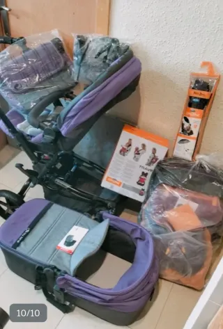 Carrito Bebé Jane Epic 3 Piezas + Accesorios