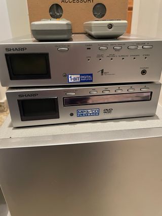 Home Cinema Sharp SD-AT50DV 1-Bit Plata