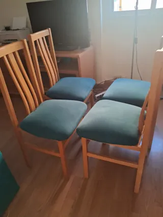 Juego de 4 sillas de comedor