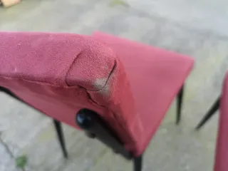 2 Sillas metálicas vintage