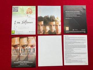 Manual Final Fantasy XV PS4 Square Enix