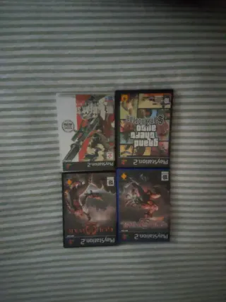 Pack 4 Juegos PS2: God of War x2, GTA SA, Megar