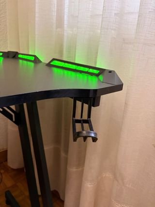 Mesa Gaming LED Negra