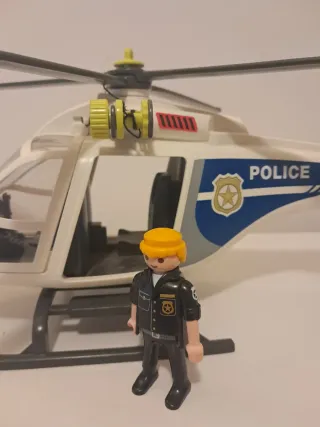 Helicóptero Policía Juguete playmobil