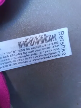 Pantalón fucsia Bershka