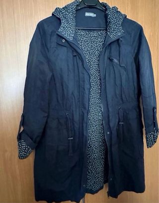 Parka azul marino talla 42