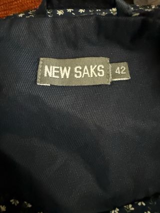 Parka azul marino talla 42