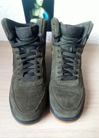 Nike Air Force 1 High Suede Verde