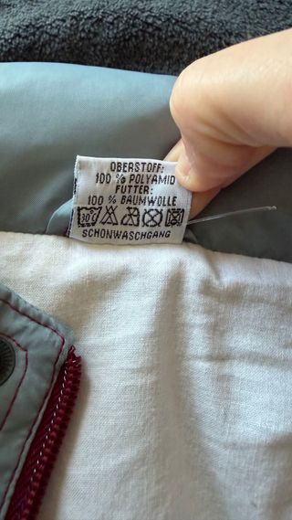 Chaqueta Vintage Roja y Azul