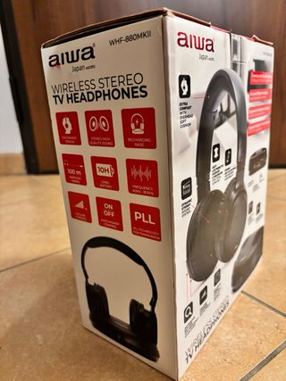 #Cuffie #AUDIO #Wireless Aiwa WHF-880MKII