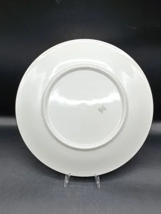 Plato Limoges porcelana aves y paisaje