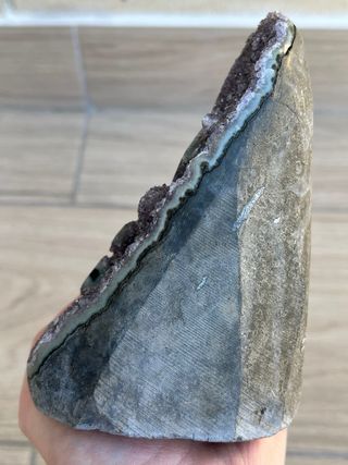 Drusa Amatista con Estalactita