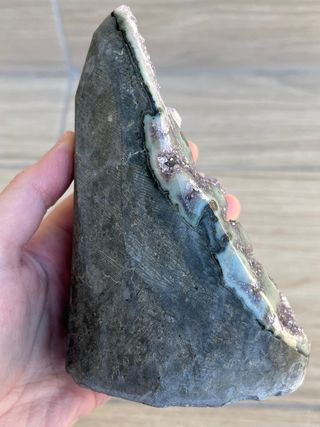 Drusa Amatista con Estalactita