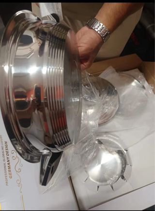 Batteria pentole AMC 25 pezzi acciaio inox