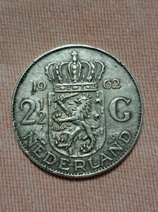 Moneta Argento Regina Juliana Paesi Bassi