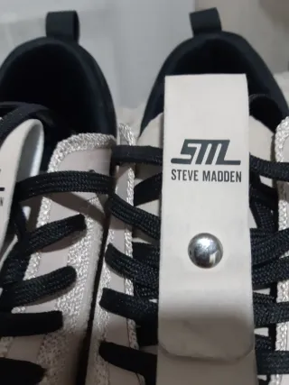 Zapatillas Steve Madden Beige/Rosa Talla 38