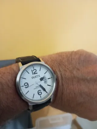 Reloj WATX Plata y Negro