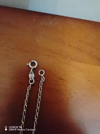 Cadena y Colgante Virgen María Plata