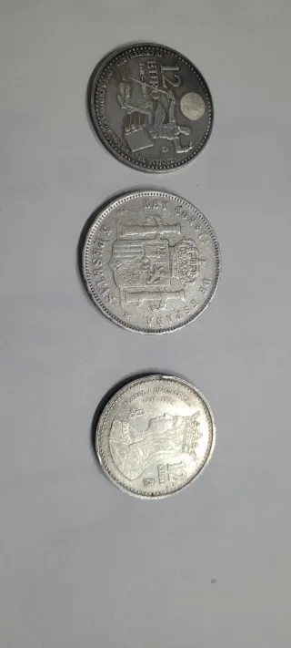 3 Monedas de Plata 12 Euro