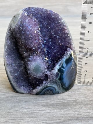 Drusa Amatista con estalactita