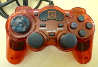 Mando PS2 Compatible Rojo