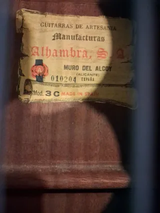 Guitarra Alhambra 3C