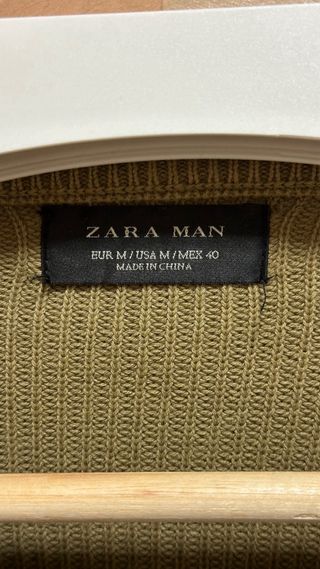 Jersey Zara Verde Talla M