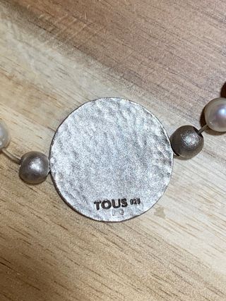 Pulsera Tous Perlas y Plata Oso