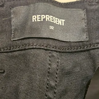 Represent Vaqueros Destroyer Denim Skinny Negro