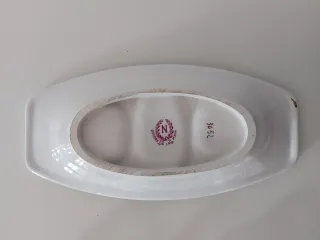 Set aperitivo vintage cristallo e ceramica