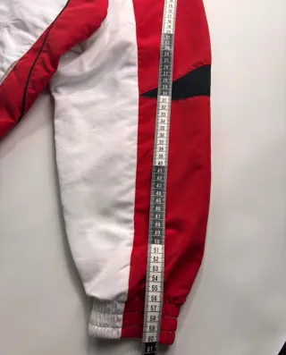 Chaqueta Vintage Lotto roja/blanca 90s Y2K talla L