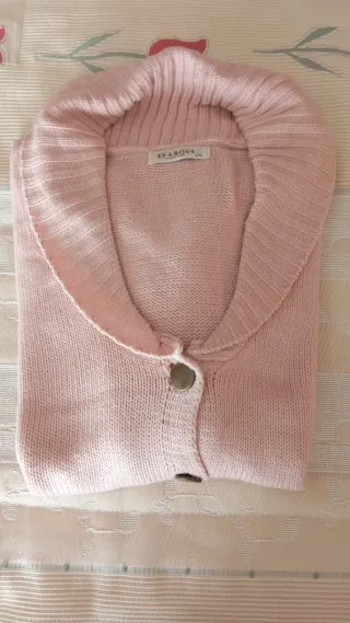 Cárdigan Eva Rosa Rosa Talla L/XL