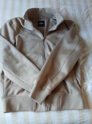 Cazadora bomber efecto ante