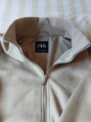 Cazadora bomber efecto ante