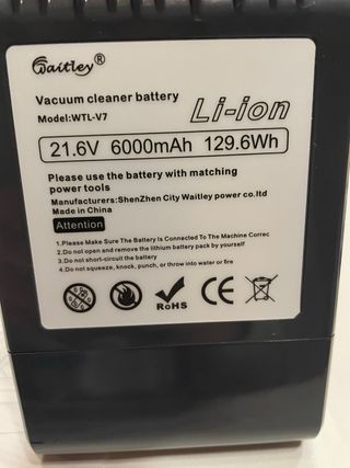 Batteria Waitley Li-ion WTL-V7