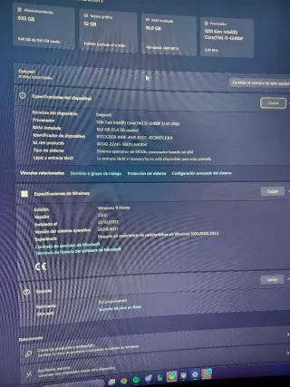 PC Gaming MSI i5-12400F RTX 3060 16GB RAM