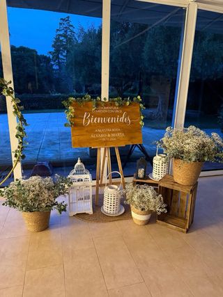 Decoración Boda Bienvenida