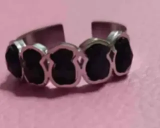 Anillo Tous Acero Quirúrgico Ajustable