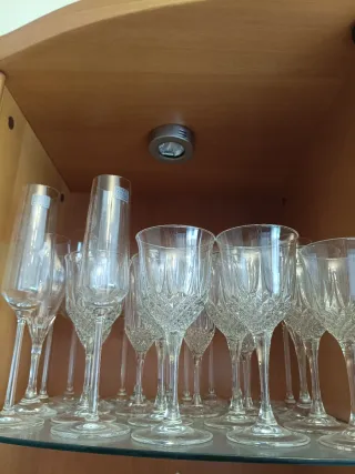 Mueble Salón Modular Madera y cristal