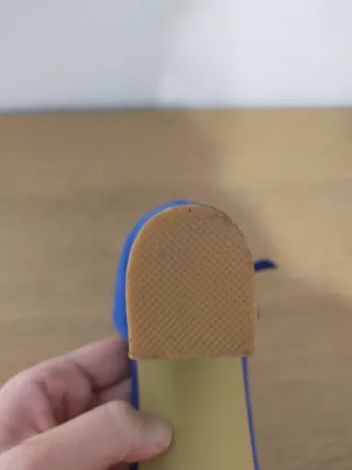 Sandalias tacon Azul Klein