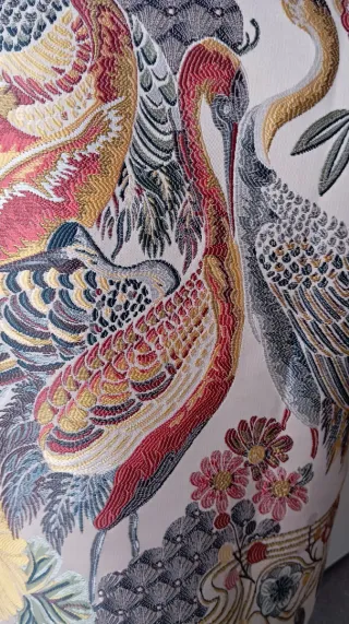 Chaqueta Bomber Estilo Japonés bordada.