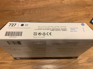 8 Cartuchos Tinta HP Designjet 727 Sellados