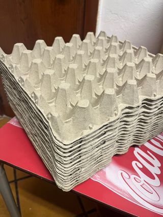 Hueveras de cartón para 30 huevos