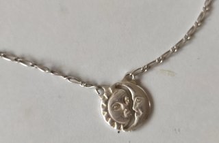 Tobilleras plata de ley  Pulsera Cloisinne