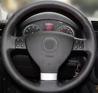 Funda Volante VAG Cuero Negro