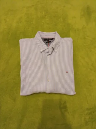 Camisa Carolina Herrera Azul Talla XL