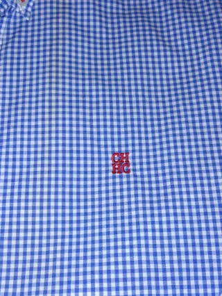 Camisa Carolina Herrera Azul Talla XL