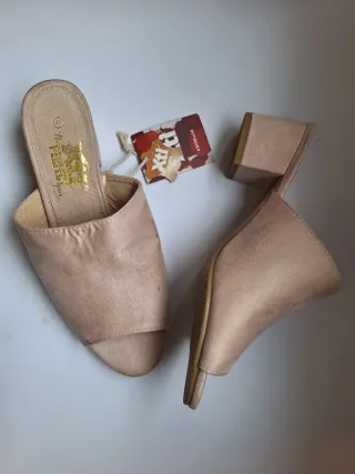 Sandalias Verano The Style Beige Talla 41